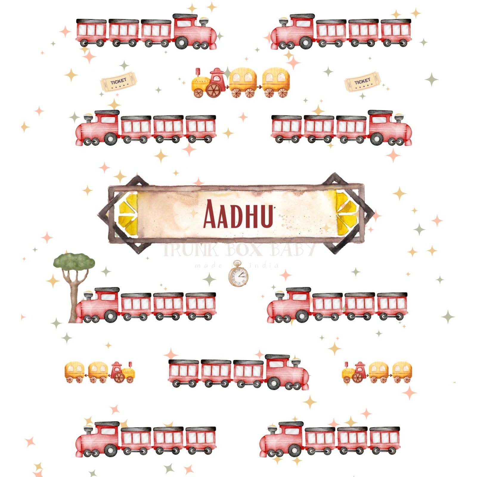 Little Train Customised Blanket